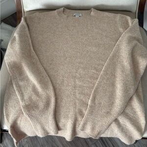 J. Crew Soft Tan Knit Sweater